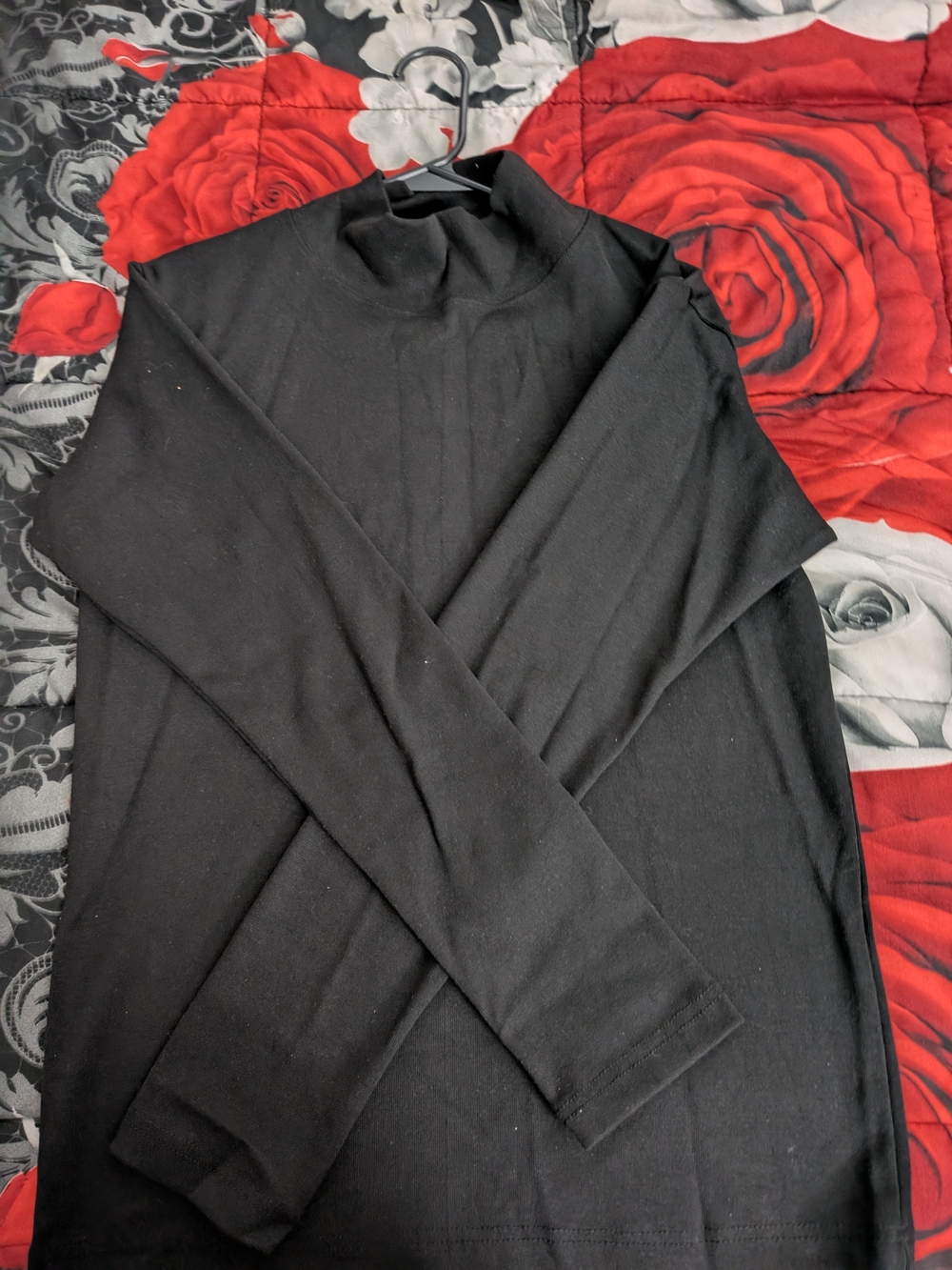 Men's Black Turtleneck Sweater